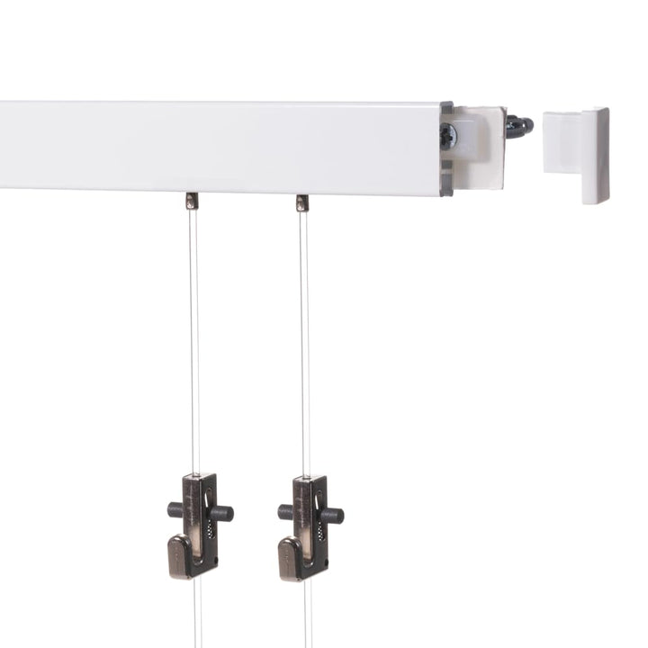 10 Meter (5 x 2m) SOFT-RAIL® Bilderschienen Set COMFORT (M), Weiss beschichtet, versch. Längen und F