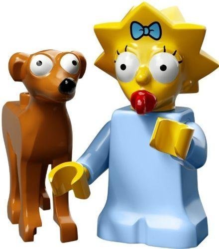 Lego Simpsons Series 2 Pick Your Figure 71009 (Maggie with Santa's Little Helper) by LEGO, Maggie Wi