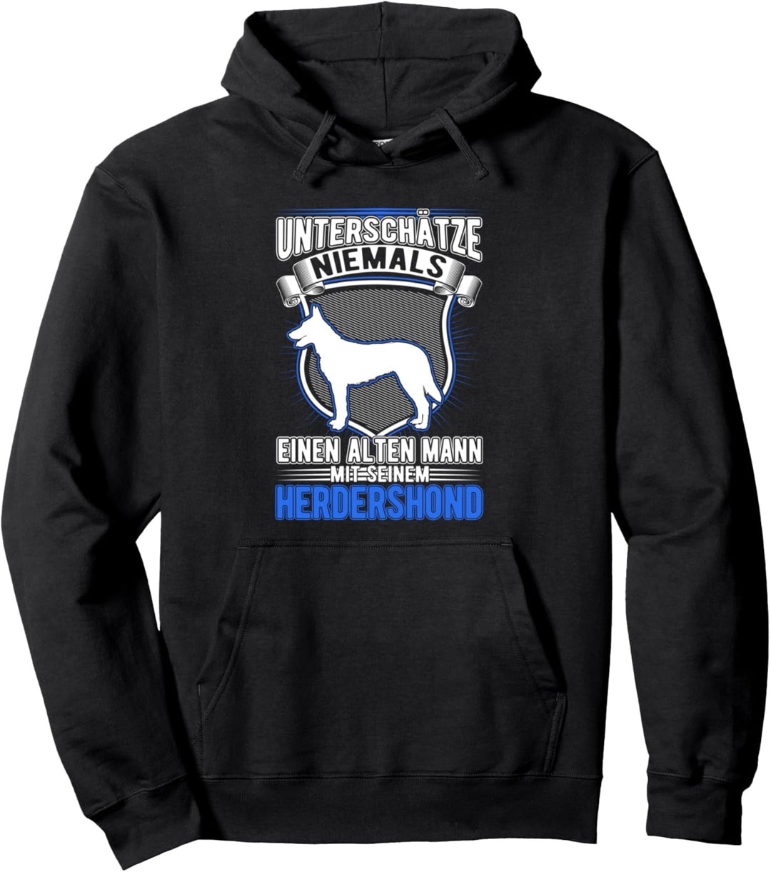 Hollandse Herder Alter Mann Holländischer Schäferhund Pullover Hoodie