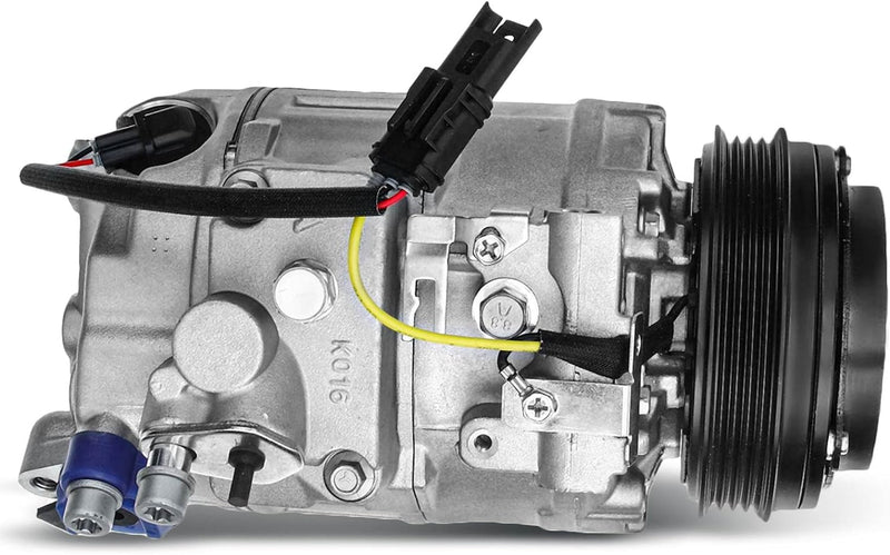 Frankberg Klimakompressor Klimaanlage Kompatibel mit 5er E60 3.0L 2007-2010 5er Touring E61 3.0L 200