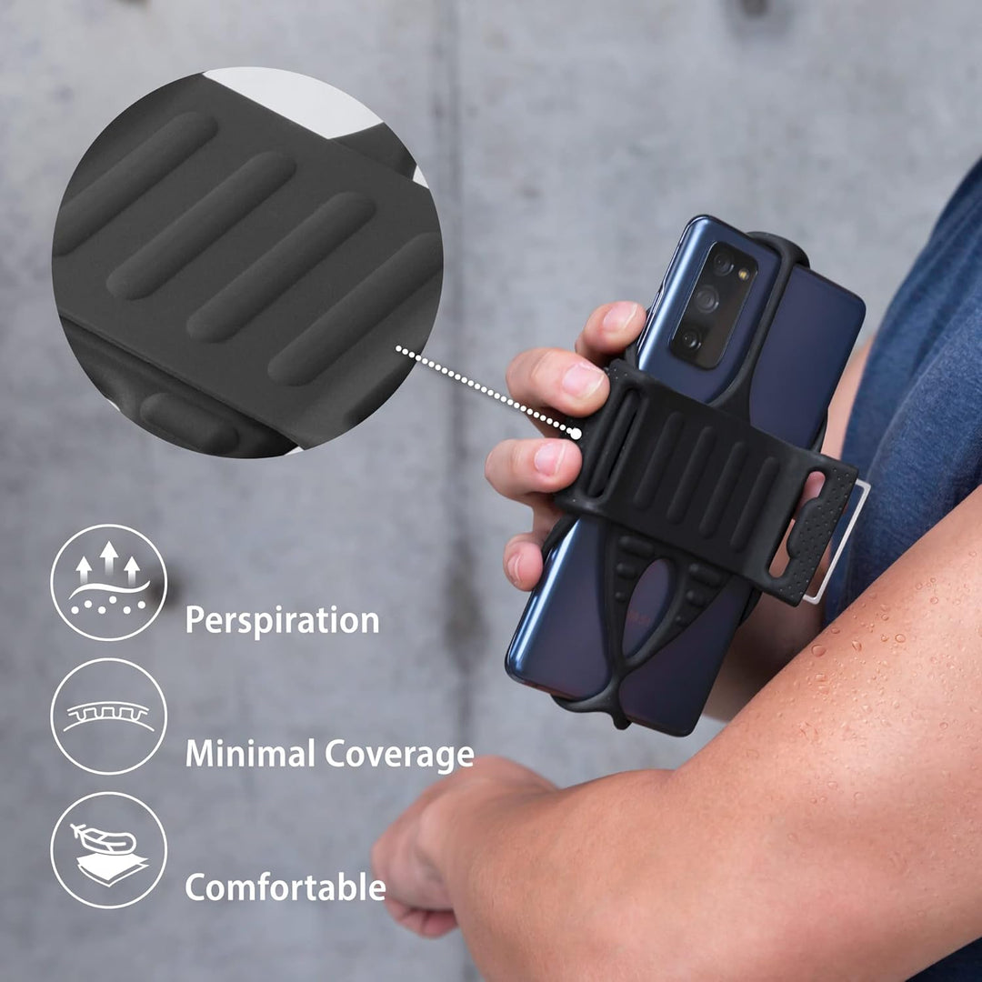 BONE Handytasche Sport Joggen + Sport Tasche, Universal Handy Joggen Zubehör, Handy Armband Joggen L