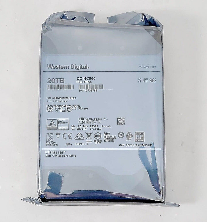 Western Digital WD 20TB 0F38785 SE Ultrastar 7200 SA3