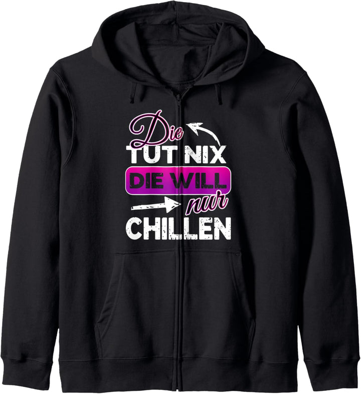 lustiges Chillershirt Geschenk für Teenager Mädchen Kapuzenjacke
