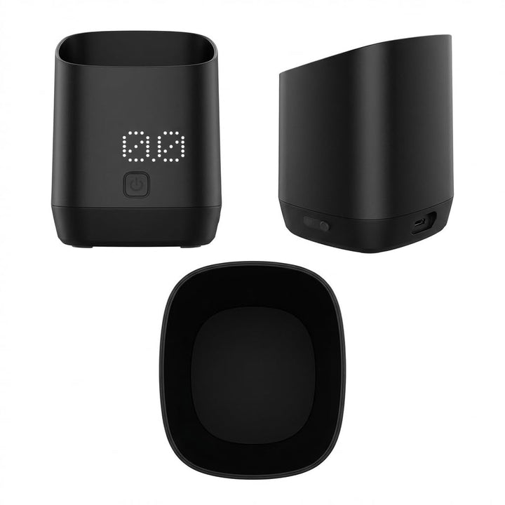 Kaffeewaage Siebträger 500g, digitale Feinwaage mit LED, 0.1g | Wiederaufladbar (USB-C), Tara-Funkti