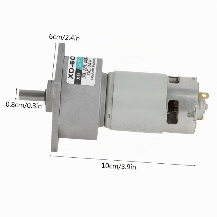 DC12V / 24V 35W Mini-DC-Getriebemotor Metall Geschwindigkeit einstellbar grossen Drehmoment Motor CW