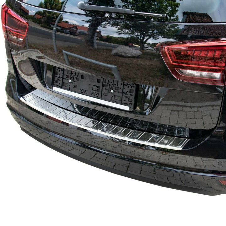Ladekantenschutz Edelstahl CHROM kompatibel für VW SHARAN II, SEAT ALHAMBRA II ab 2010 | premium Qua