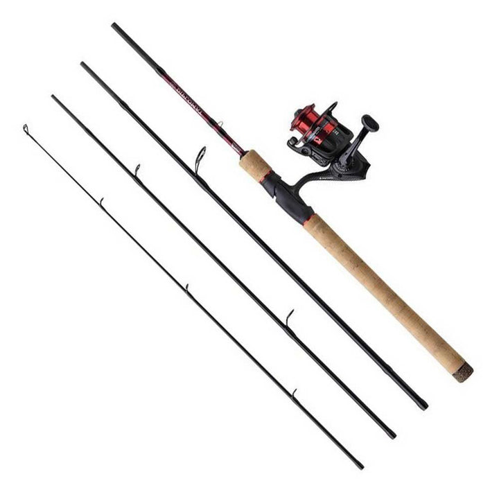 Abu Garcia Diplomat V2 Travel Combo, Rute und Rolle Combo perfekt für Reisen, Spinning, Köderangeln,