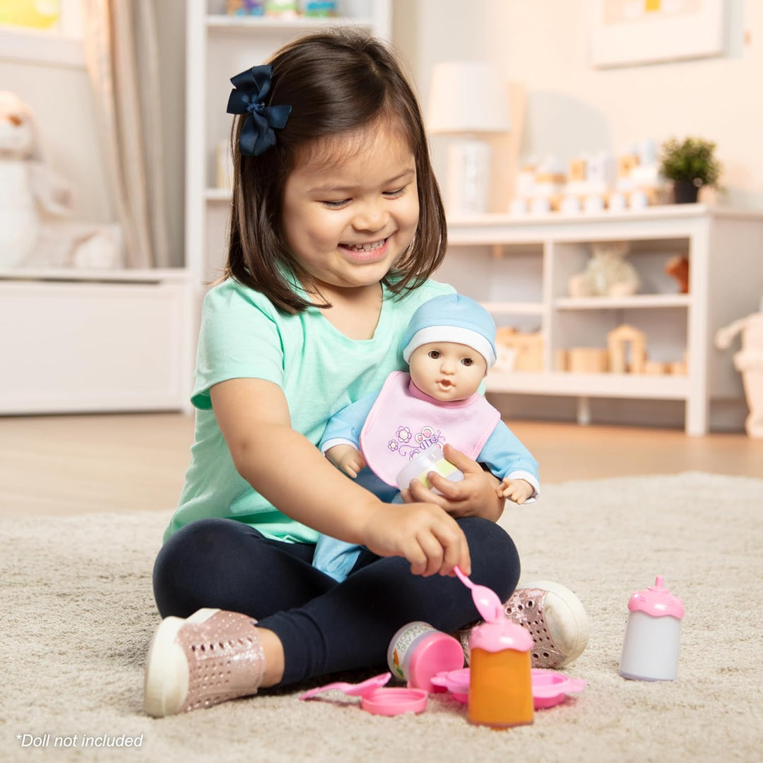 Melissa & Doug FBA_14888 Time To Eat! 8 Piece Feeding Set (English Only) Futterset, Futterset