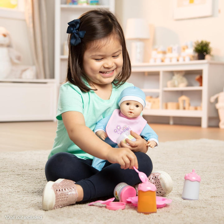 Melissa & Doug FBA_14888 Time To Eat! 8 Piece Feeding Set (English Only) Futterset, Futterset