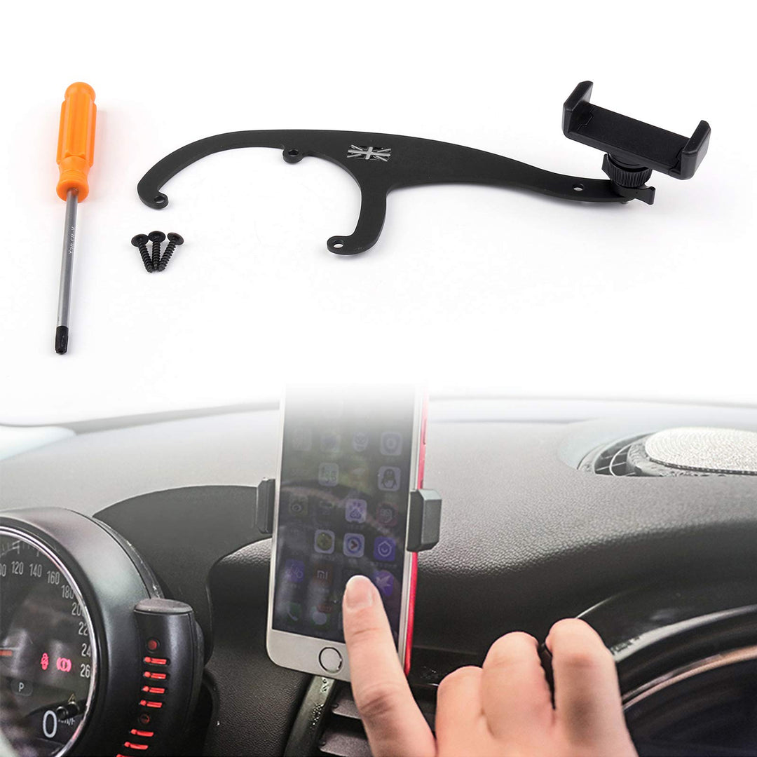 Handyhalterung Auto Mini Cooper R55 R56 (2007-2014) | 360° Drehbar Metall Halterung für Linkslenker
