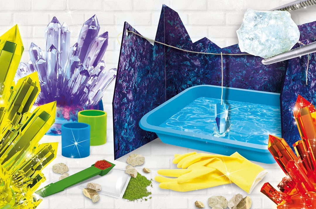 Lisciani - WOOZLE GOOZLE - Das Kristalllabor - Experimentierkasten für Kinder - Ab 8 Jahren - Bringe