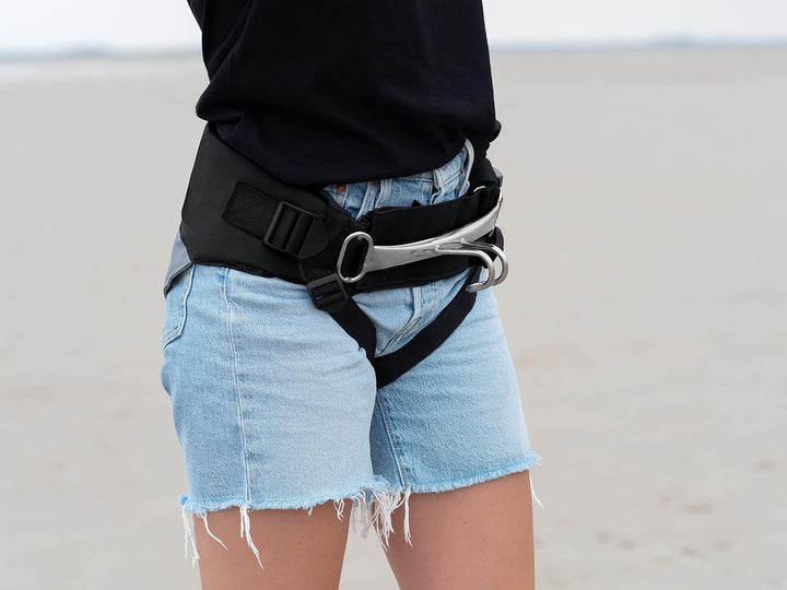 Wolkenstürmer Trapez - Universalgrösse S-XL, Harness Trapez zum Drachenfliegen Schwarz, Schwarz