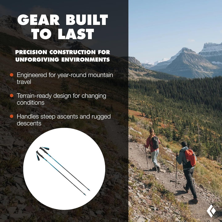 Black Diamond Damen Distance Carbon Z Wanderstöcke, 110 cm