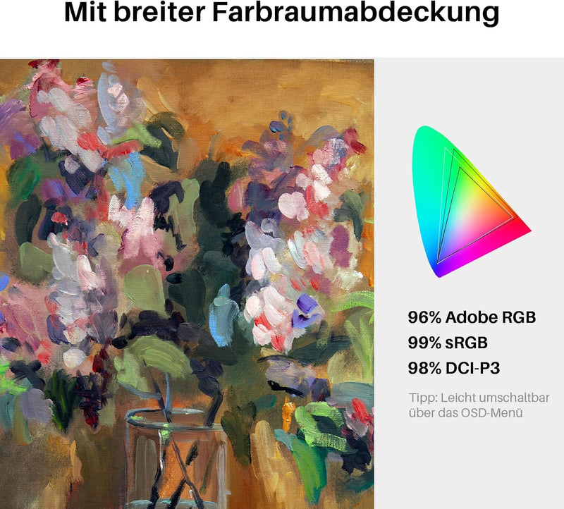 HUION KAMVAS Pro 19 4K Grafiktablett mit UHD Touchscreen Display, 96% Adobe RGB-Zeichenmonitor mit 1