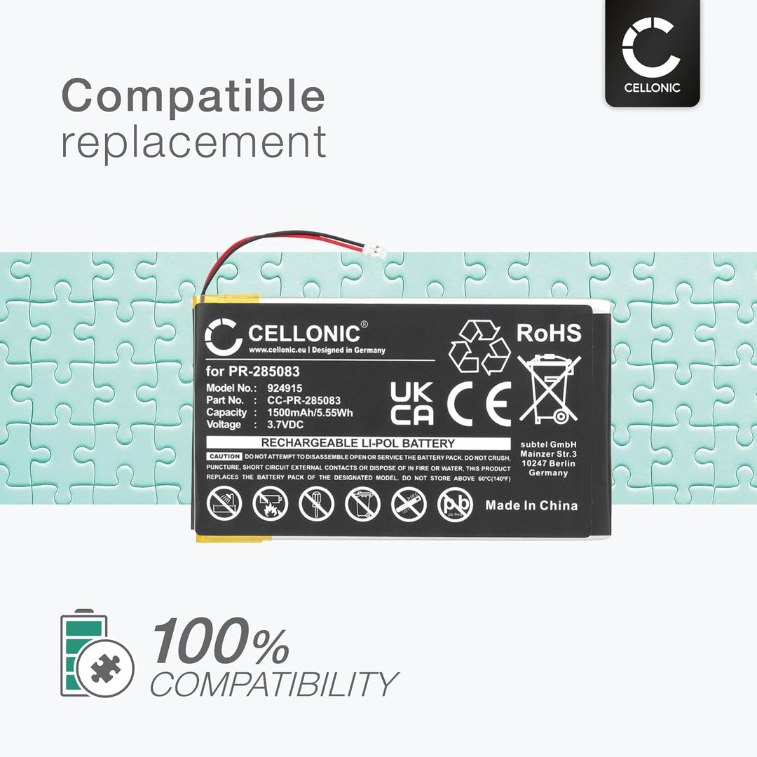 CELLONIC, Akku für Tablet kompatibel mit Kobo Aura, H2O, Glo HD, kompatibel mit Pocketbook PR-285083