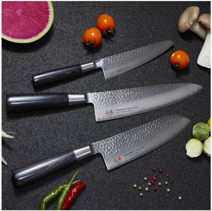 Senzo L Gyuto Hocho Messer Silber