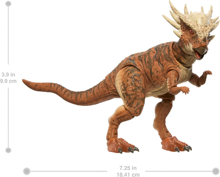 Mattel Jurassic World Hammond Collection mit Menschen- und Dinosaurier-Actionfigur, Atrociraptor Tig