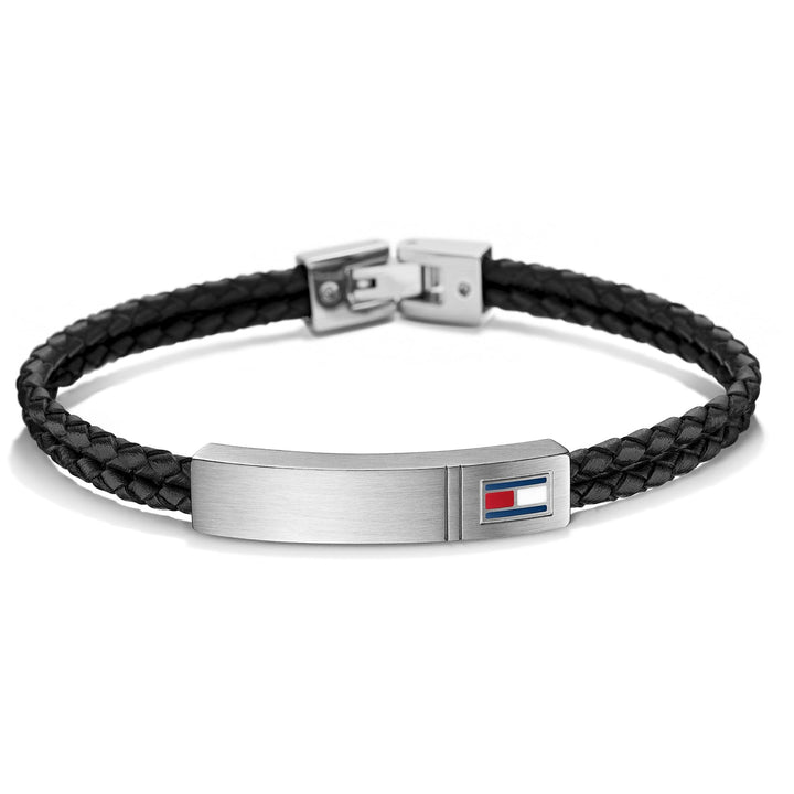 Tommy Hilfiger Jewelry Armband für Herren aus Leder Schwarz - 2701010