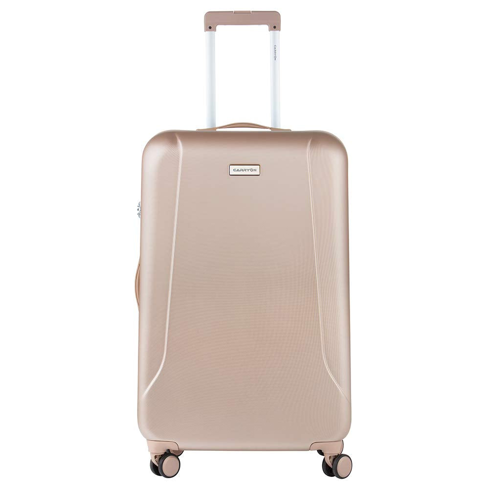 CarryOn Skyhopper TSA Reisekoffer 78cm - Hartschalen Koffer mit OKOBAN Champagner Champagne L, Champ
