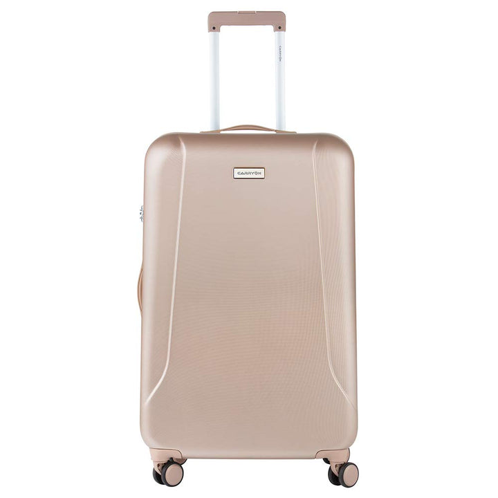 CarryOn Skyhopper TSA Reisekoffer 78cm - Hartschalen Koffer mit OKOBAN Champagner Champagne L, Champ