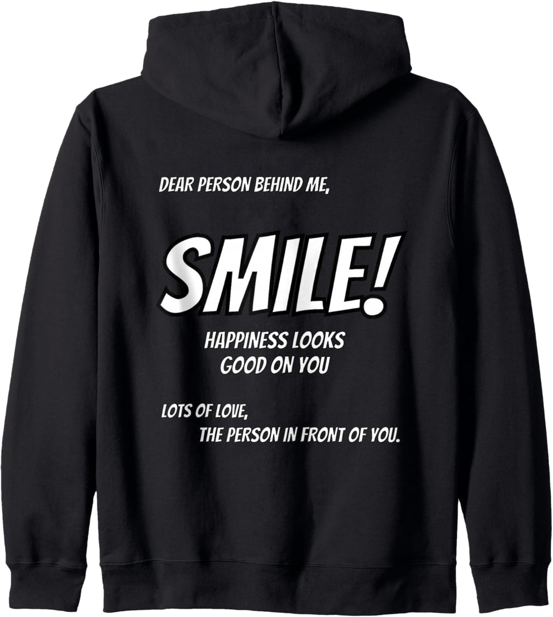 Dear Person Behind Me Hoodie Zitat Hoodies Kapuzenjacke