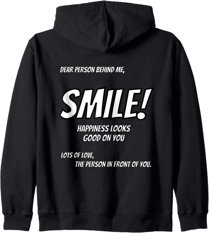 Dear Person Behind Me Hoodie Zitat Hoodies Kapuzenjacke