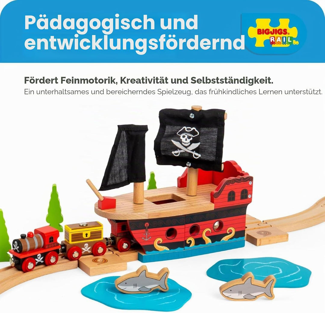 Bigjigs Rail Piratenschiff