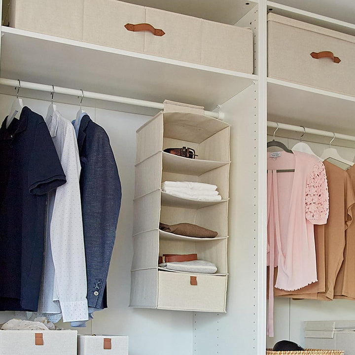 Love IT Store IT - Premium - Hängeregal für den Kleiderschrank - Schrank Organizer aus Stoff - Verst