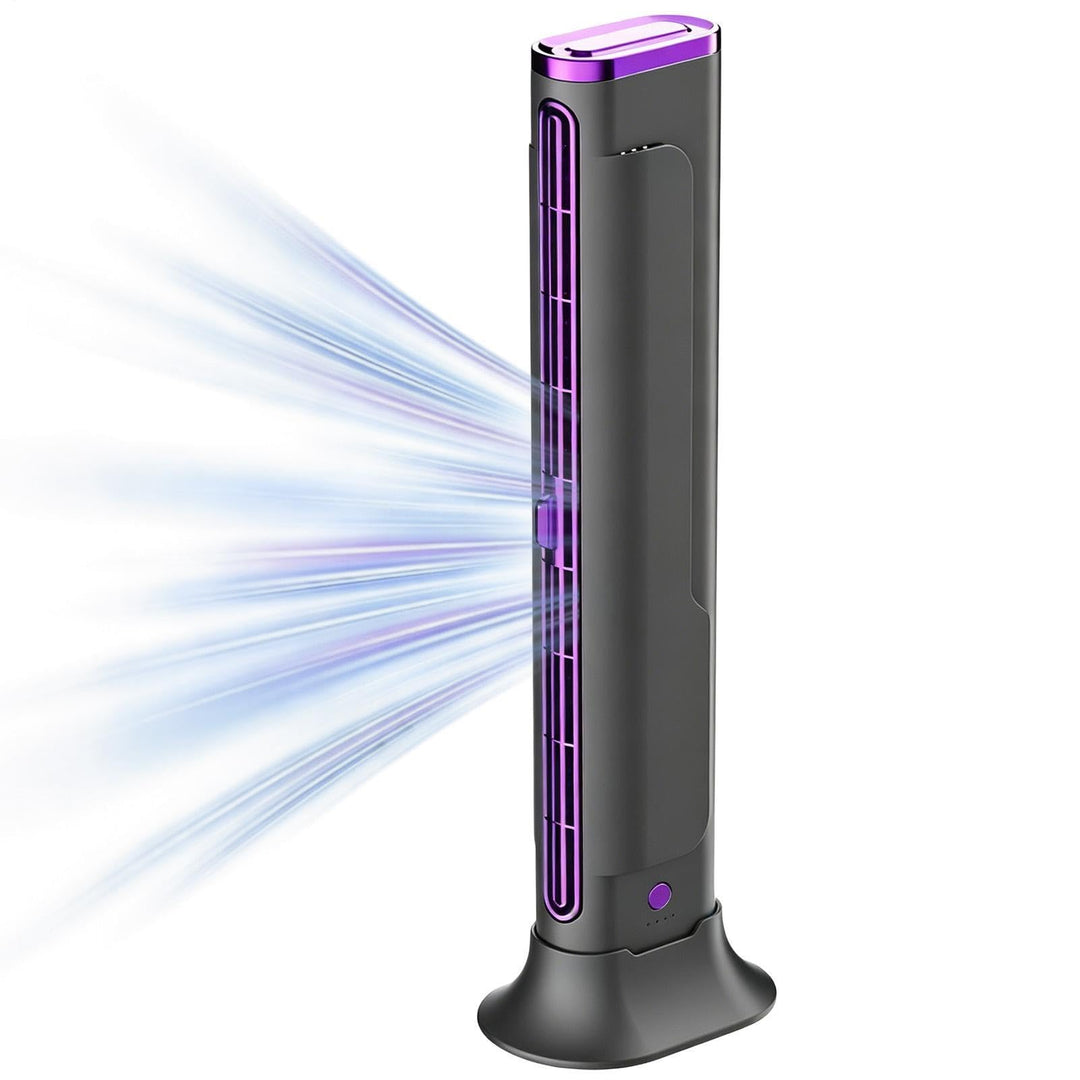 Kühlventilator Für Schlafzimmer - Flügelloses tragbares USB-aufladbares Gerät - Desktop-Klimagerät -