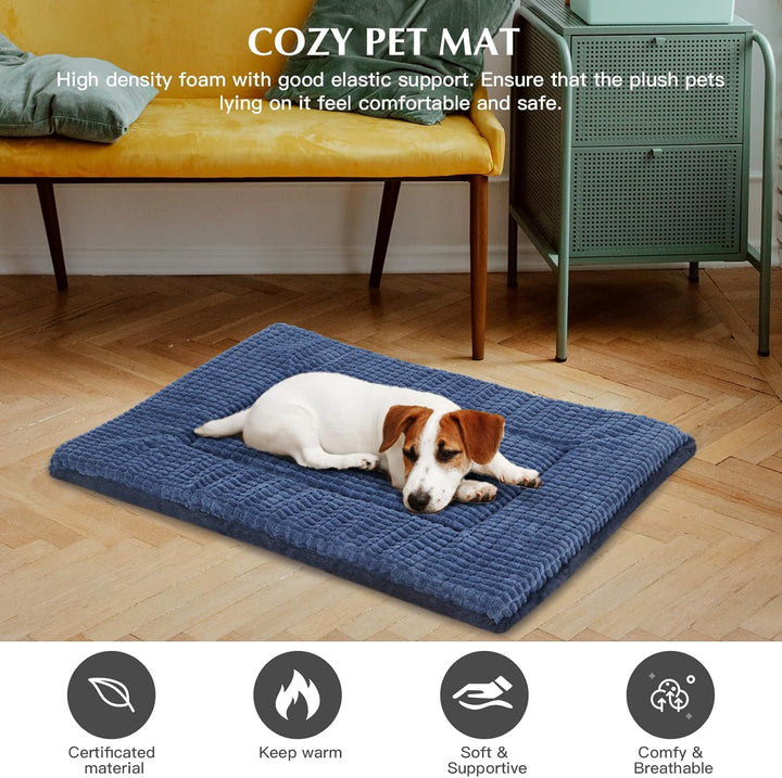 BVAGSS Orthopädisches Hundebett, Waschbar Hundekissen flauschig Hundematte, Umkehrbar Weiche und War
