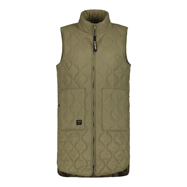 ICEPEAK Weste Damen lang Aalean 40 -081 Khaki, 40 -081 Khaki