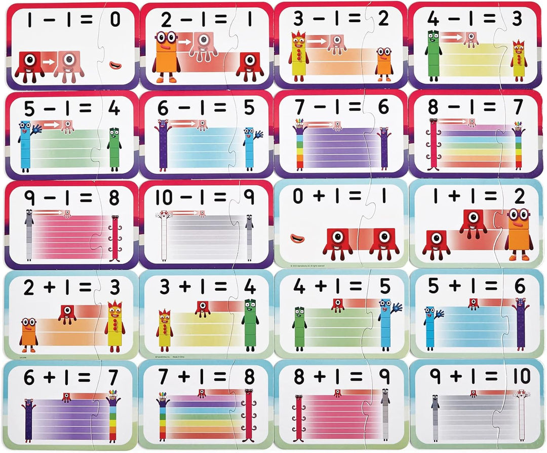 Learning Resources Numberblocks Puzzle-Set Addieren und Subtrahieren, Numberblocks-Puzzlespiel, Math