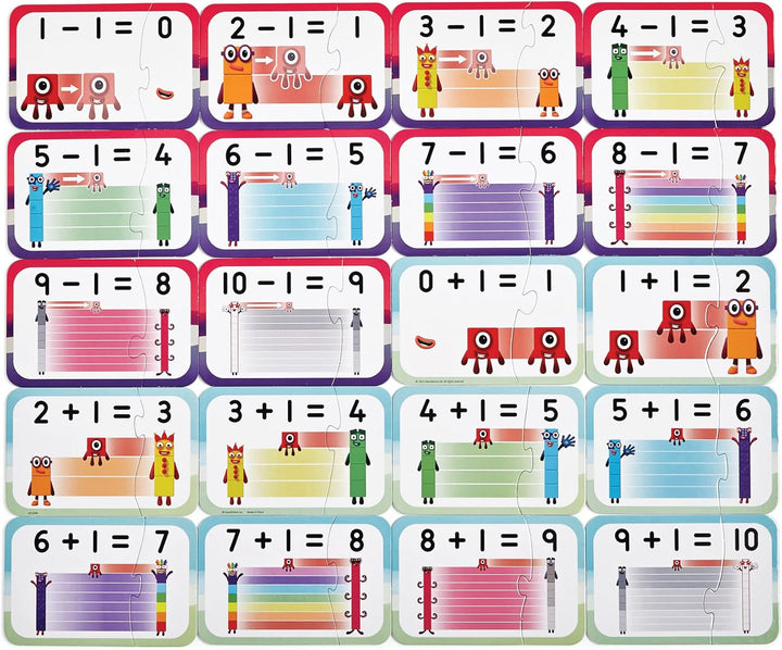 Learning Resources Numberblocks Puzzle-Set Addieren und Subtrahieren, Numberblocks-Puzzlespiel, Math