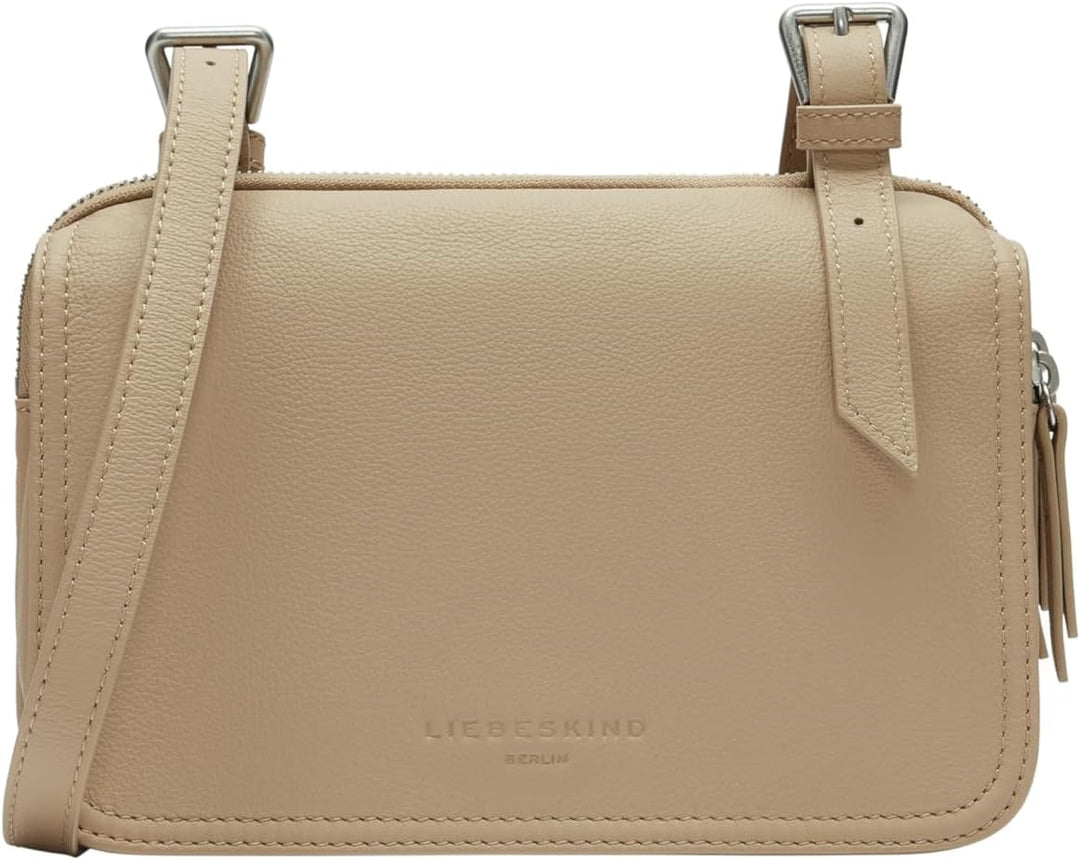 Liebeskind Berlin Damen-Umhängetasche „Mareike“ I Crossbody Bag aus Leder mit verstellbaren Schulter