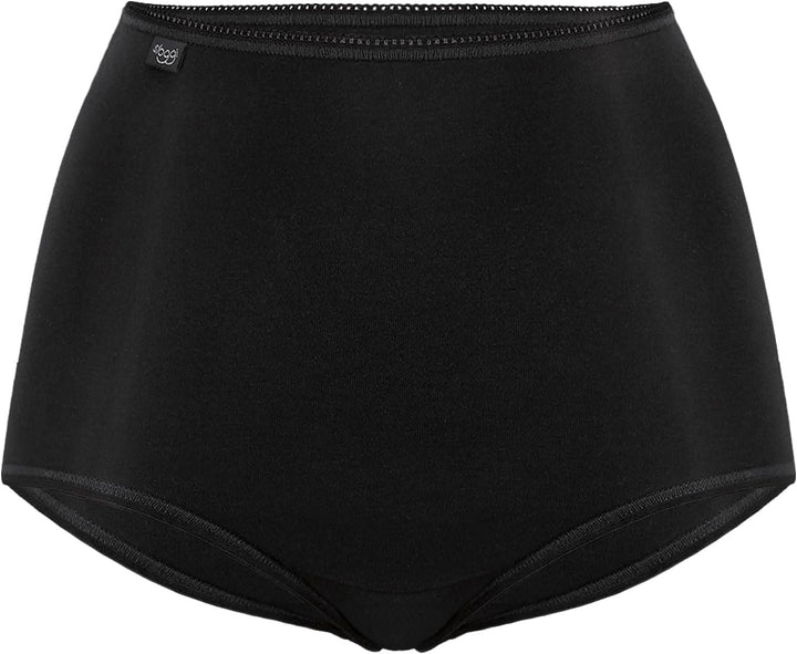 Sloggi Damen Slip (3er Pack) 40 Schwarz (Black 04), 40 Schwarz (Black 04)