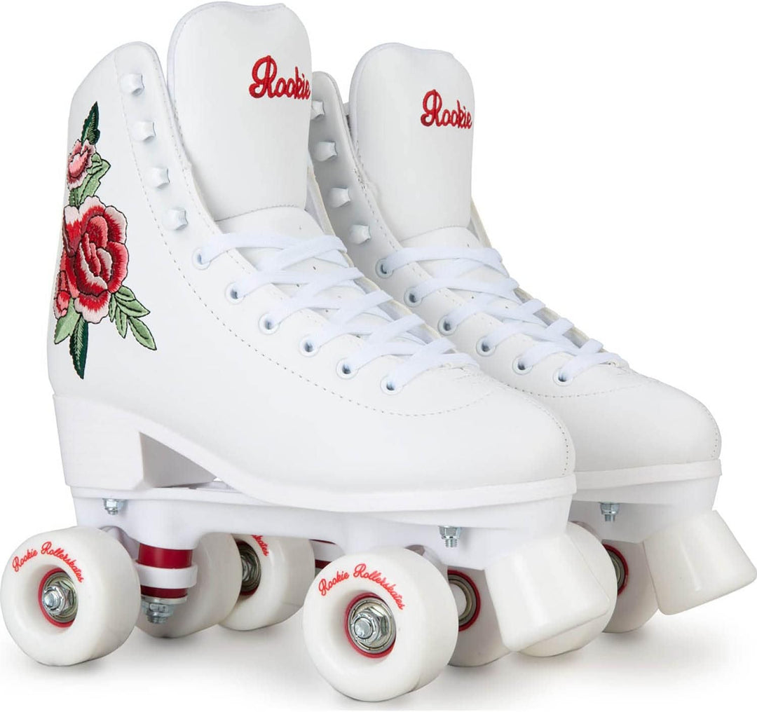 Rookie Damen Rollerskate Rosa Rollschuhe 39.5 Weiss, 39.5 Weiss
