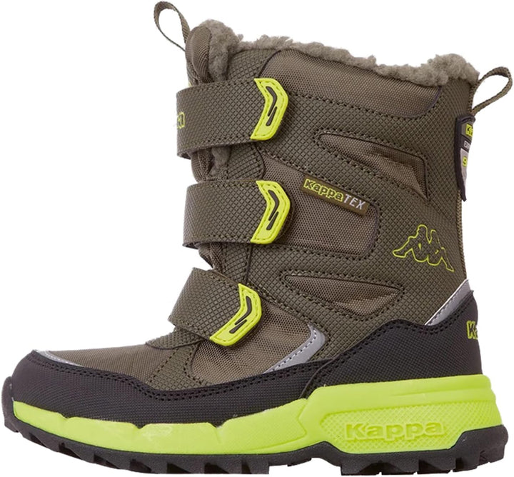 Kappa Unisex Kinder Winter Boots 34 EU Grün, 34 EU Grün