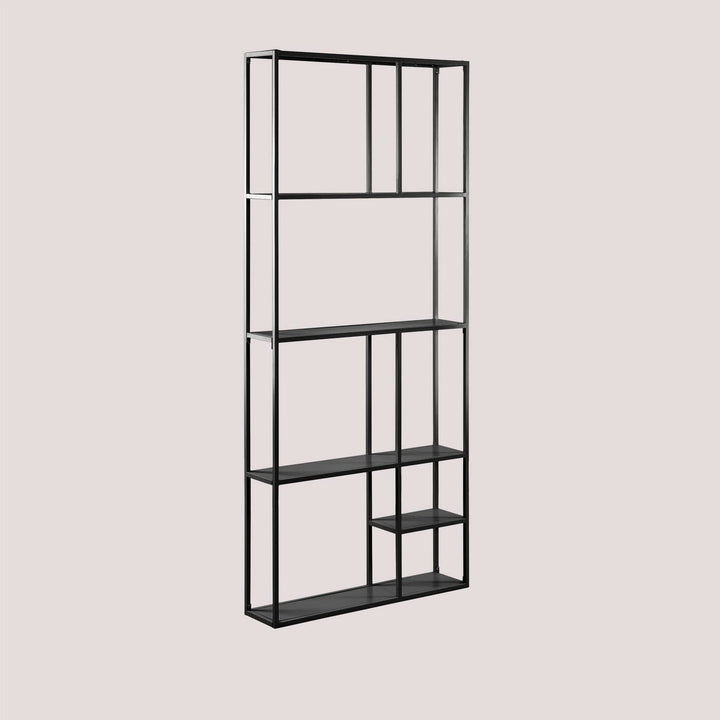 SKLUM Modulares Wandregal aus Stahl (80 cm) Thura - Sch. Carbon, Sch. Carbon
