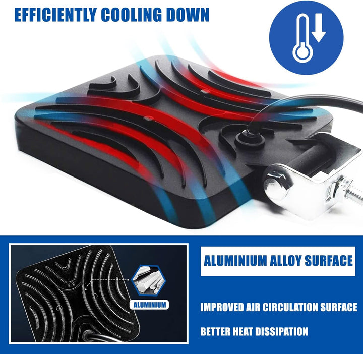 Kalienpie Led arbeitsscheinwerfer 12v Aluminium abs 48W 16 led 6500K 10.5 cm 4.21" arbeitsscheinwerf