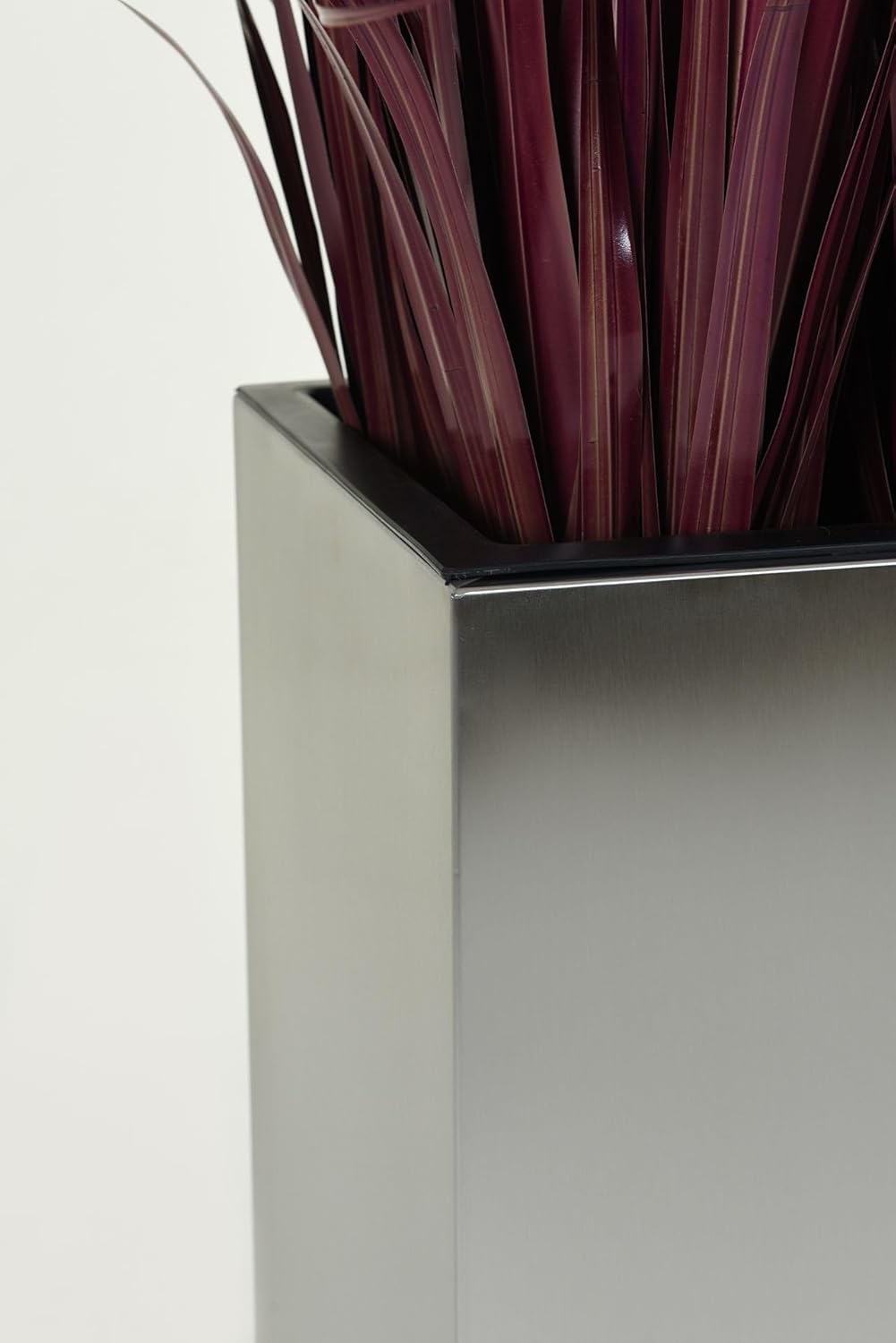 Vivanno Pflanzkübel Blumenkübel Pflanzgefäss Übertopf Edelstahl Block - 60 x 30 x 30 cm BLOCK 60x30x