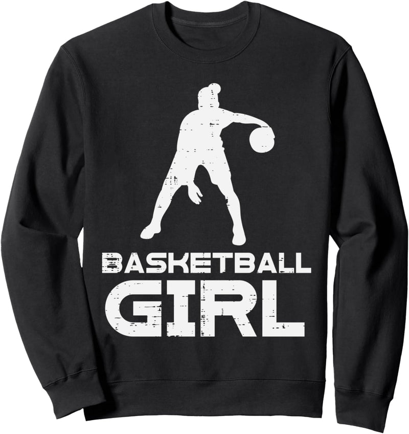 Basketball Girl Cute Sports Lover Baller Player Girls Women Sweatshirt