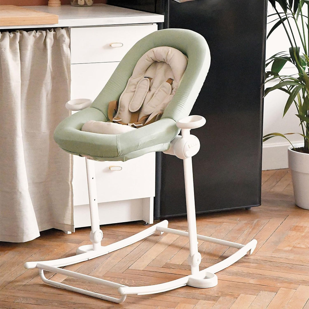 BÉABA, Babywippe, Babywippe Up&Down Plus, 4 Höhen, 3 Neigungen, Faltbar, Sitzverkleinerung für Neuge