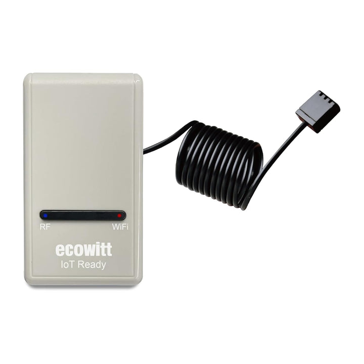 ECOWITT Gateway GW1200 für Wetterstation mit Aussensensor, Innenbereich 3 in 1 Temperatur, Feuchte-