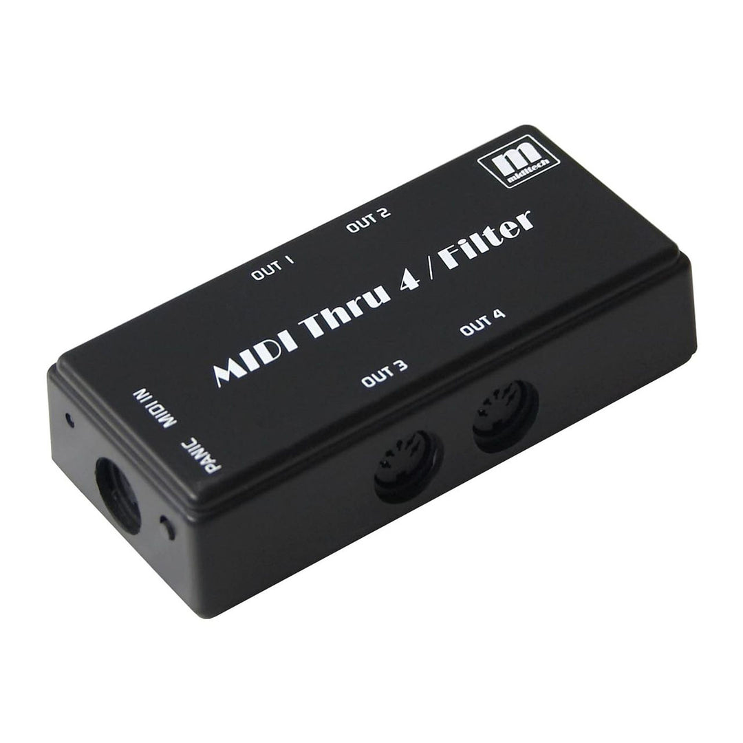 Miditech MIT-00152 Tool MIDI Thru 4 / Filter, black, x Single, Single
