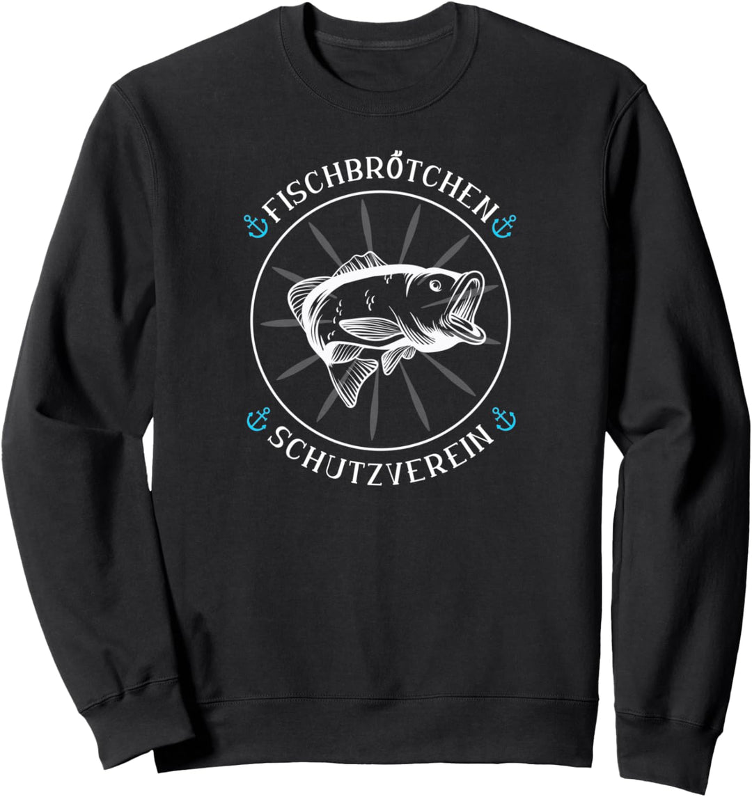 Fischbrötchen Schutzverein, Angler Fischer Sweatshirt