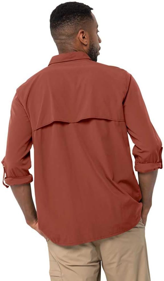 Jack Wolfskin Herren Atacama Wander-Shirt 3XL Barn Red, 3XL Barn Red