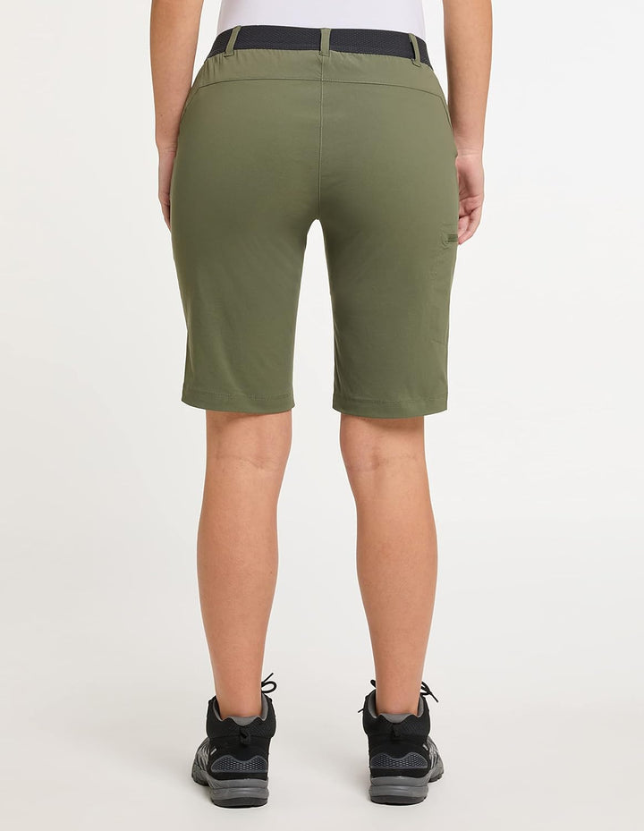 HOT sportswear Damen Wanderhose Ottawa Bermuda 36 Pale Olive, 36 Pale Olive