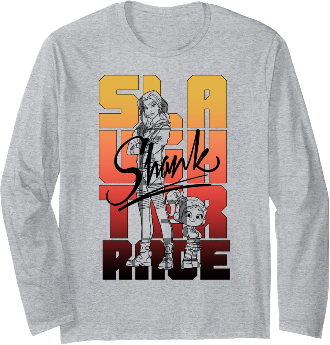 Disney Wreck-It Ralph 2 Vanellope And Shank Overlay Langarmshirt