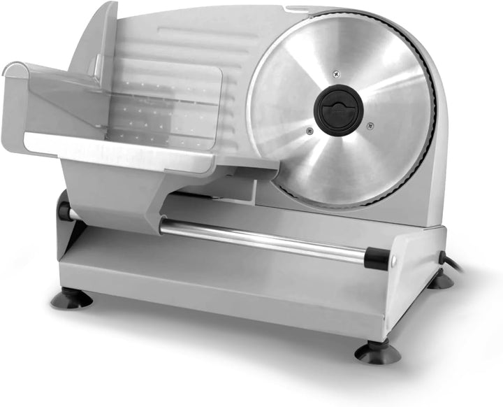 Silva Schneider Allesschneider AS 500 | 150W | Metallgehäuse | 19 cm Edelstahlmesser | Exakte Schnit