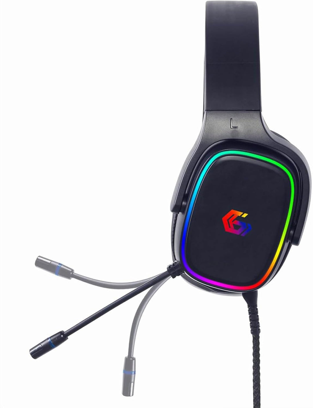 Gembird GMB Gaming USB 7.1 Surround Sound Headset mit RGB-Beleuchtung - Flexibles Mikrofon, Rauschun